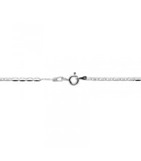 Cadena de oro blanco para mujer, tipo Ancla 1.8 mm 18 Kilates 45 cm, ideal para gargantilla mujer.