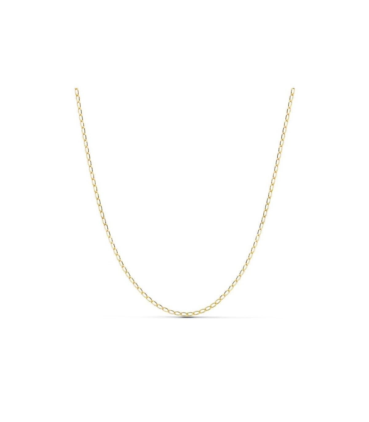 Cadena Bilbao 0.9 mm 18 Ktes 40cm - Cadenita de oro fina ideal para mujer