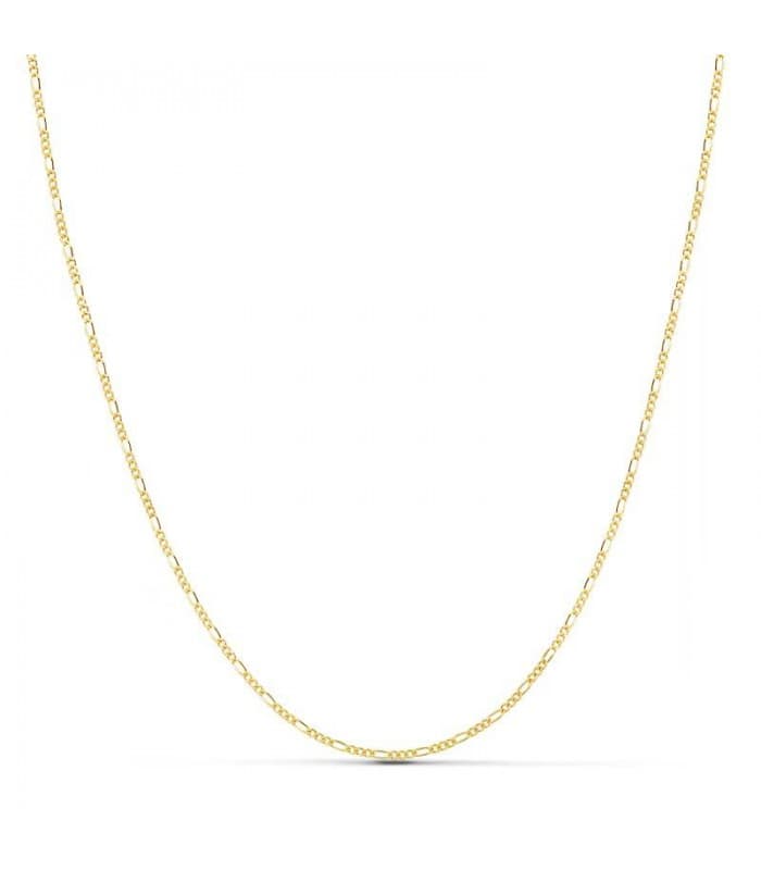 Cadena Cartier 1 mm 18 Ktes 60cm