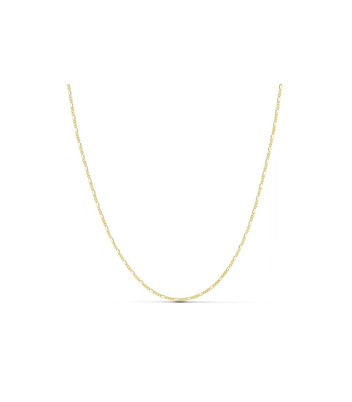 Cadena Cartier 1 mm 18 Ktes 60cm