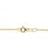 Cadena Barbada 1 mm 18 Ktes 50 cm - Joyas online Alda