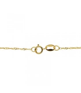 Catena Singapore in oro giallo 18kt | Lunghezza 40 cm | Lavorazione in Italia