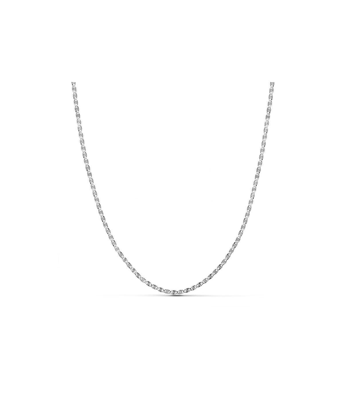 Cadena Diamantada 2 mm 18 Ktes 45 cm