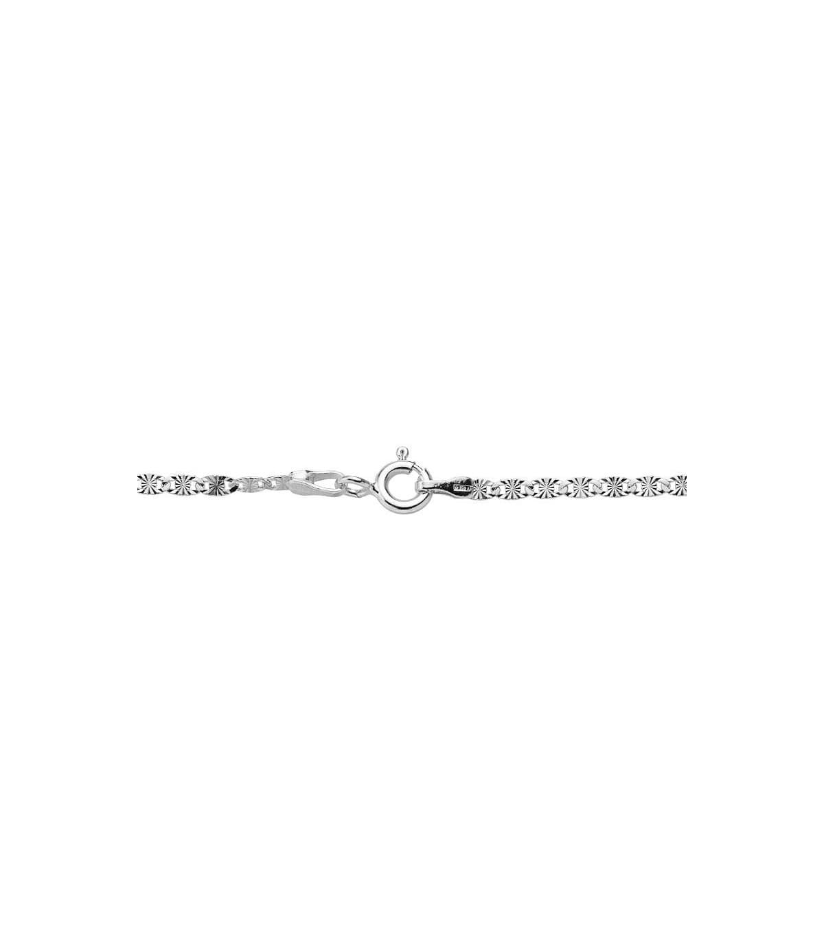 Cadena Diamantada 2 mm 18 Ktes 45 cm