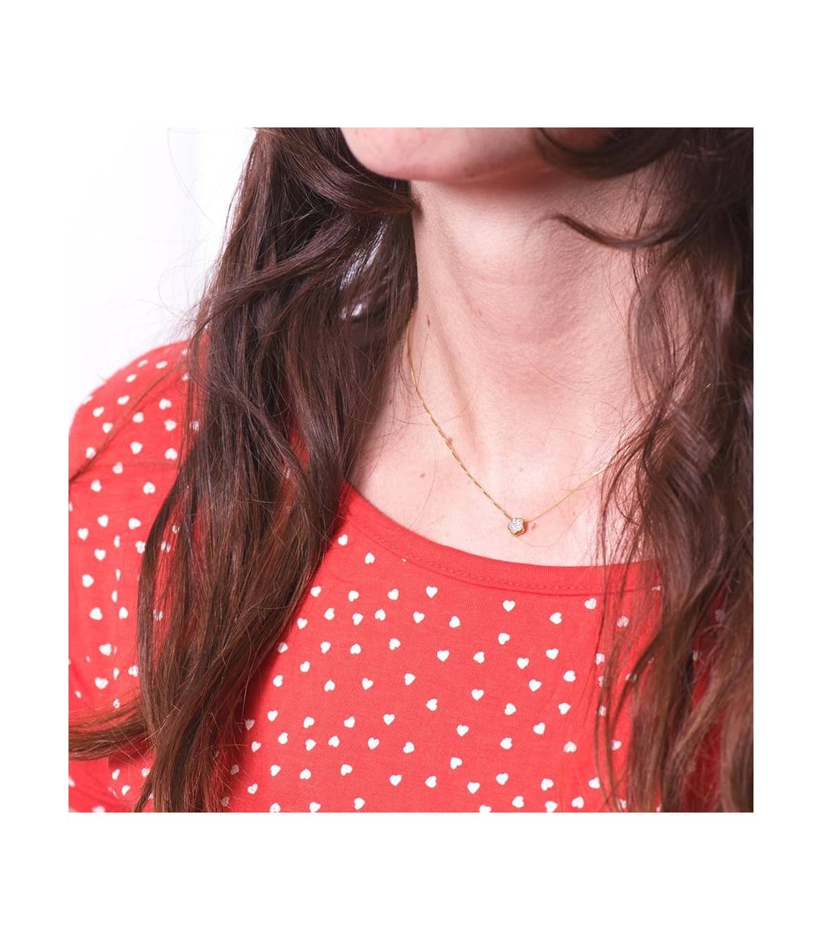 Collier bicolore Abril 18 Carats