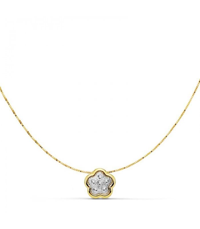 Collier bicolore Brenda 18 Carats