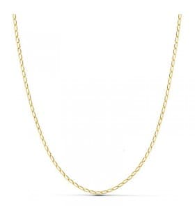 Collana catena sottile a maglia Cheval 1,7 mm e 40 cm in oro giallo 750‰  - Catenina da Battesimo e donna.