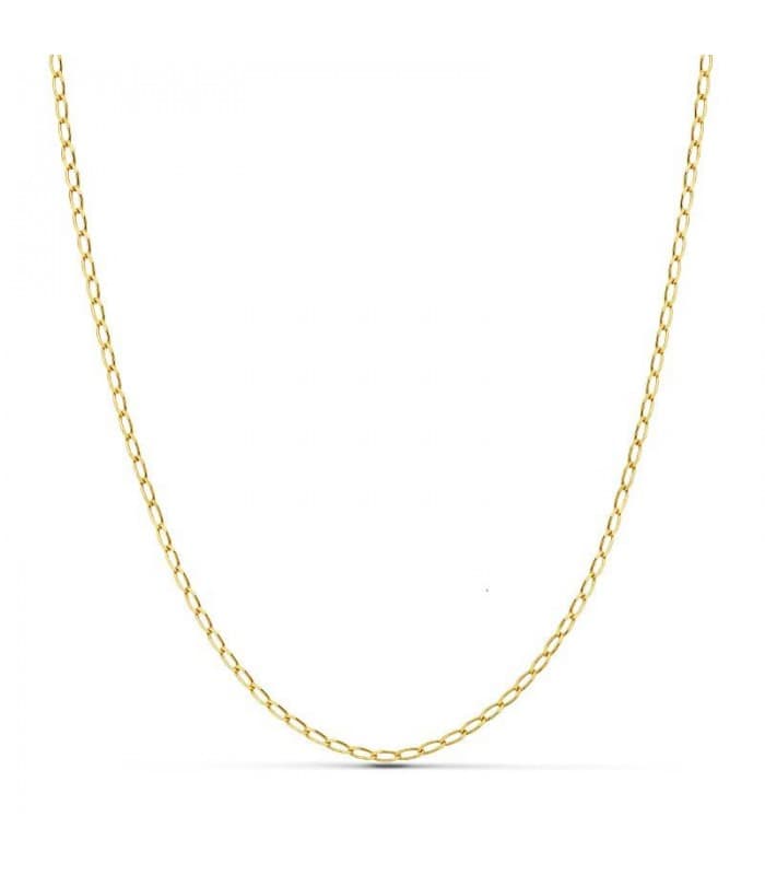 Cadena Bilbao 1.5 mm 18 Ktes 45cm - cadenas de oro - cadenilla mujer