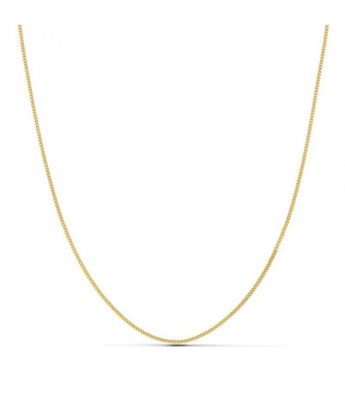 Cadena Barbada 0.8 mm 18 Ktes 60 cm - Cadenas de oro para comprar online en joyería Alda