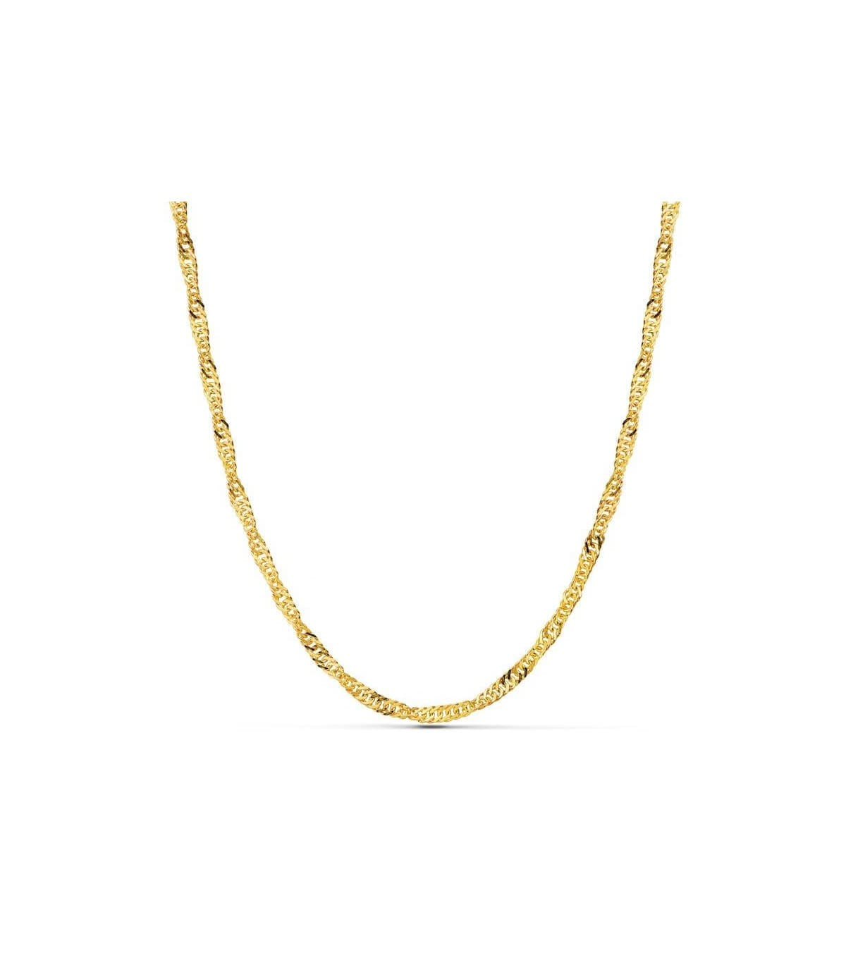 Cadena Singapur 3 mm 18 Ktes 60 cm