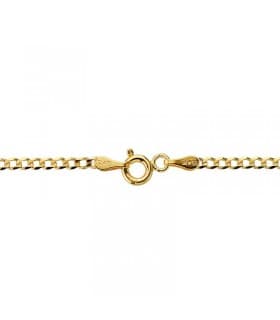 Catena maglia piena cubana in oro giallo 750, 50cm 2 mm – Collane per donna.