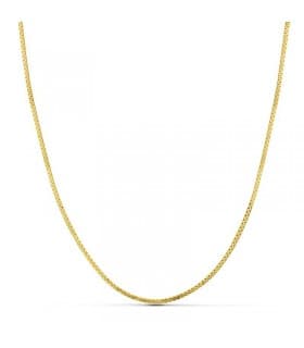 Cadena de mujer plana 1 mm oro 18 Ktes 40 cm