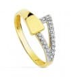 Anello Selma oro bicolore 18 Kt