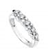 Verlobungsring Eternity Clarise aus 750er Weißgold 18K | Memoryring für Damen