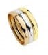 MIRIAM Bandring aus Gelb-/Weiß- und Rottgold 18K | Schmuck für Damen, online kaufen