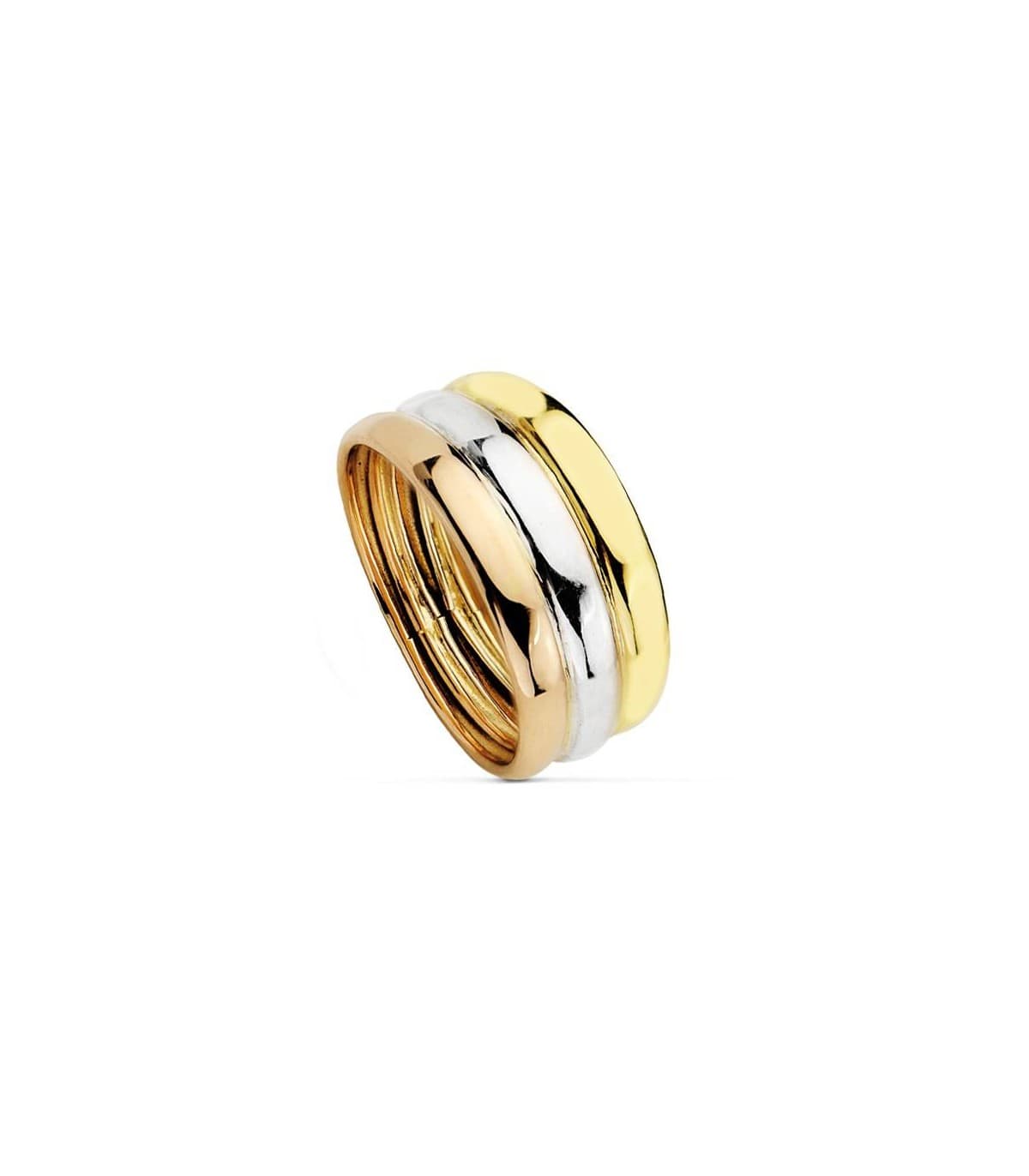 MIRIAM Bandring aus Gelb-/Weiß- und Rottgold 18K | Schmuck für Damen, online kaufen