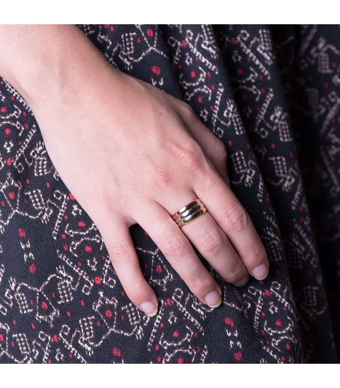 MIRIAM Bandring aus Gelb-/Weiß- und Rottgold 18K | Schmuck für Damen, online kaufen