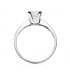 Solitaire blanc Victoria 18 Carats