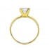 Solitär Ring mit Zirkonia Gold 18K /750er 19413-OA