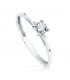 Solitario blanco Luna 18 Ktes
