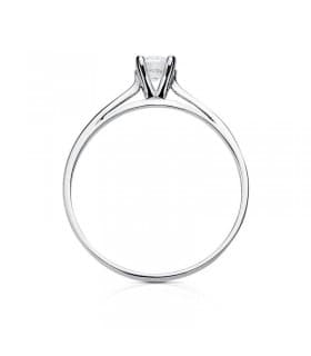 Solitario blanco Luna 18 Ktes