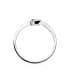 Solitario blanco Aurora 18 Ktes