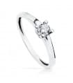 Solitario blanco Bianca 18 Ktes