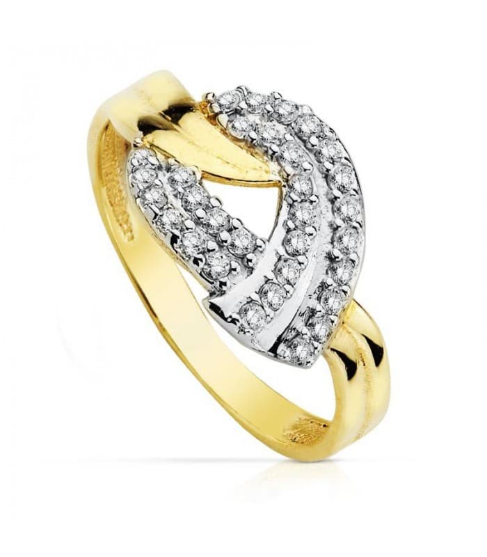 Bague bicolore Aramis 9 Carats