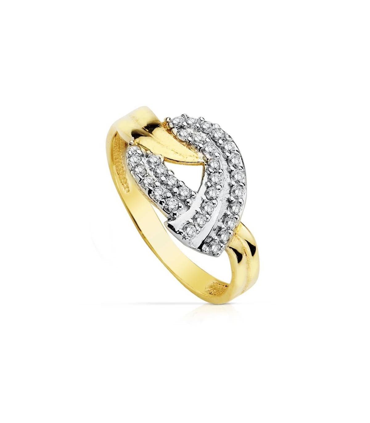 Bague bicolore Aramis 9 Carats