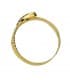 Sortija Mujer Serpiente Oro Amarillo 18K Esmeralda ojos