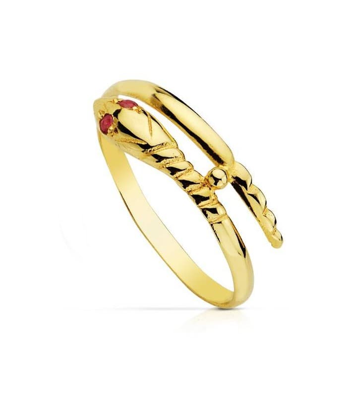 Sortija oro amarillo Rihana 18 Ktes