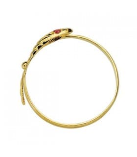 Breiter Schlangen-Ring mit Rubis, für Damen | Artikl 9998