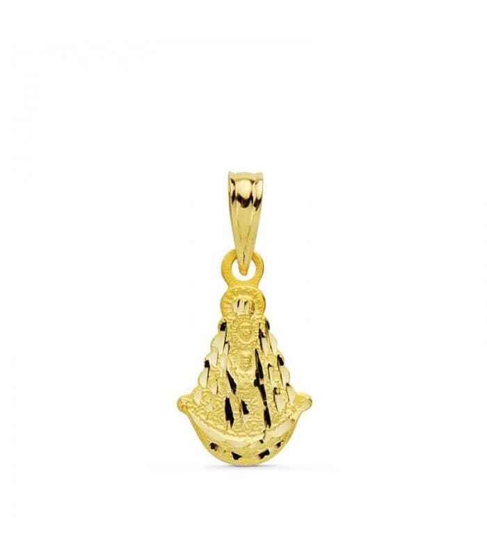 Médaille Silhouette Vierge du Rocio Or 18K 15mm Bijouterie en ligne