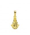 Médaille Silhouette Vierge du Rocio Or 18K 15mm