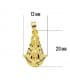 Médaille silhouette Vierge du Rocio 18K 20mm