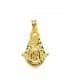 Medalla Silueta Virgen del Rocío Oro 18K 25mm