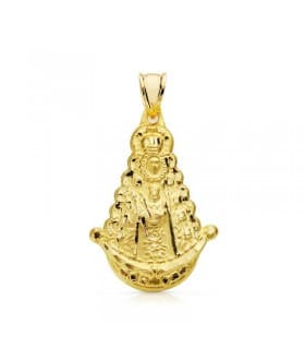 Madonna von Rocio Medaille Gelbgold 18K P3049-330