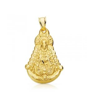 Madonna von Rocio Medaille Gelbgold 18K P3050-330