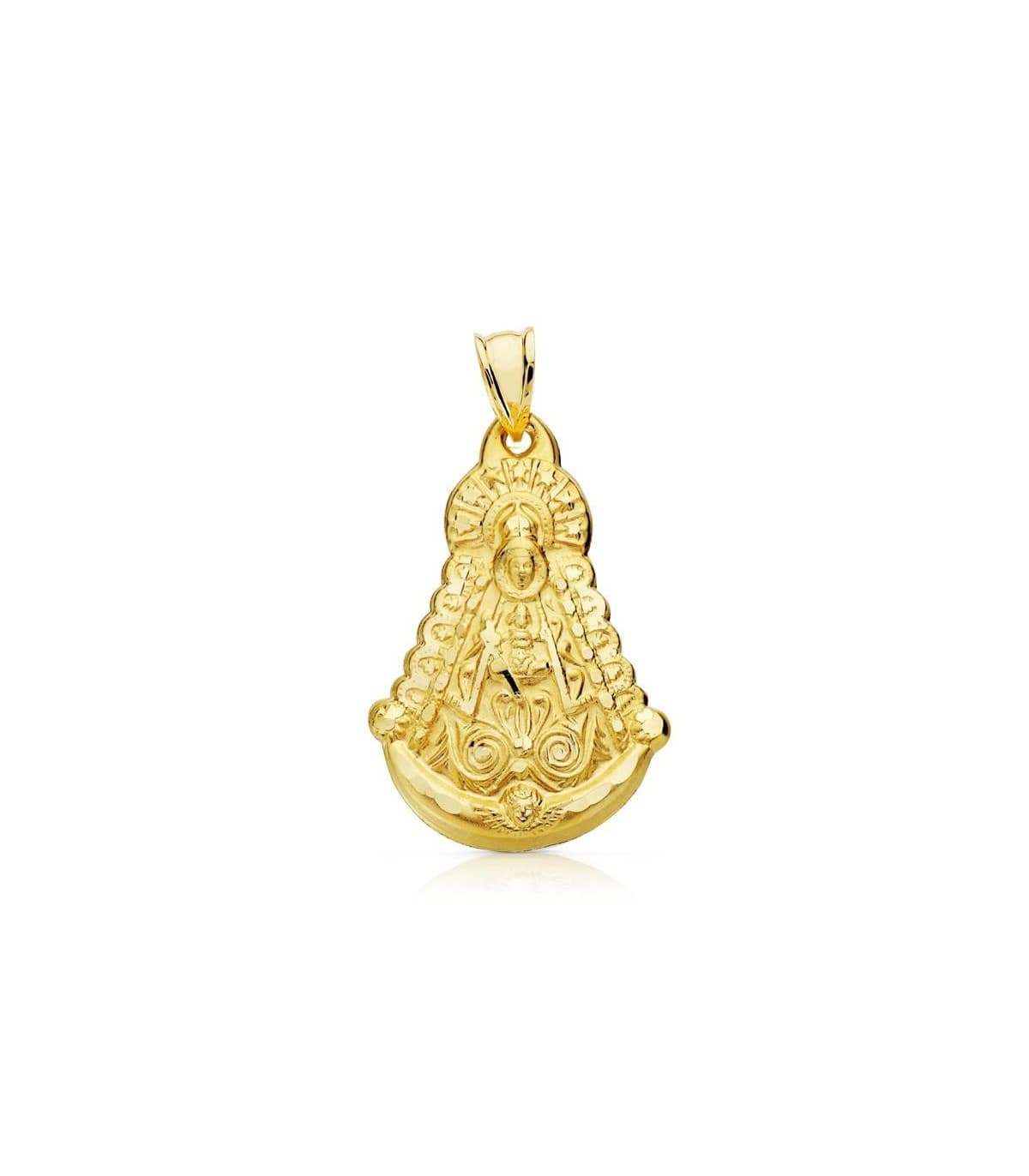 Madonna von Rocio Medaille Gelbgold 18K P3050-330