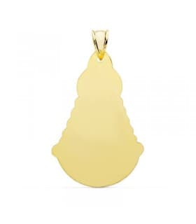 Madonna von Rocio Medaille Gelbgold 18K P3050-335