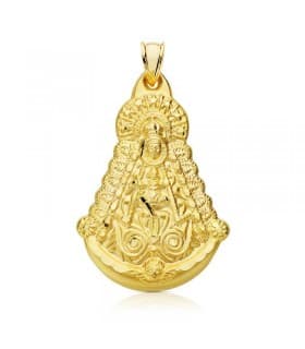 Madonna von Rocio Medaille Gelbgold 18K P3050-340
