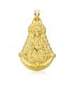 Médaille Vierge du Rocio silhouette Or 18K 41mm