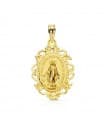 Medaglia Miracolosa oro 18 kt 24 mm