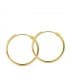 Pendientes aro de oro amarillo Lupita 20mm 18 Ktes