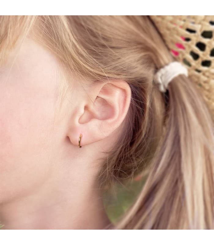 Orecchini a cerchio Morgana oro 18kt 10mm