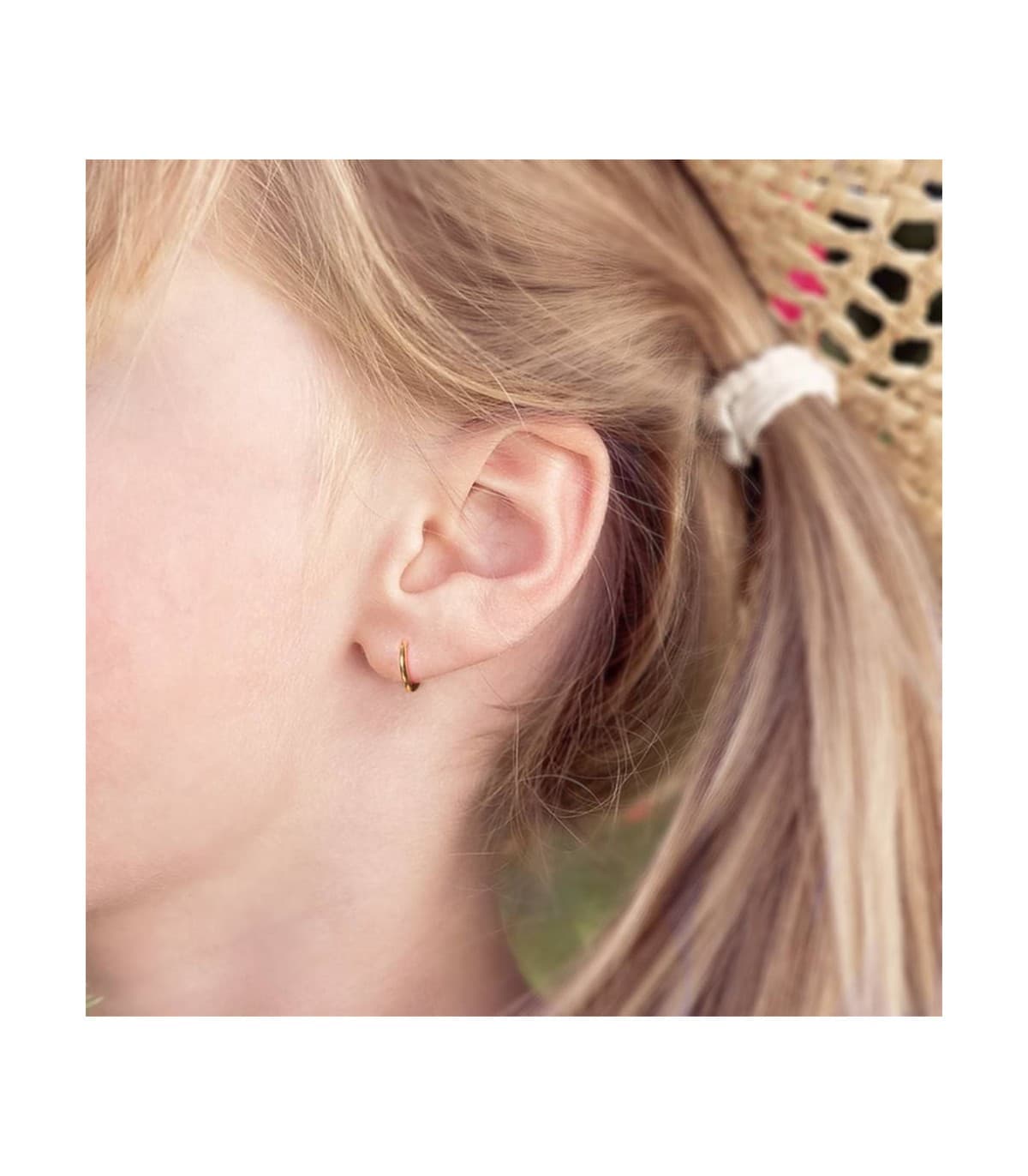 Pendientes aro de oro amarillo Melisa 12mm 18 Ktes