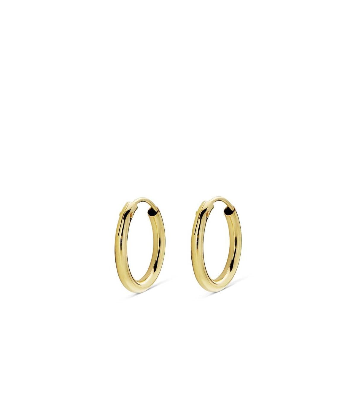 Pendientes aro de oro amarillo Melisa 12mm 18 Ktes