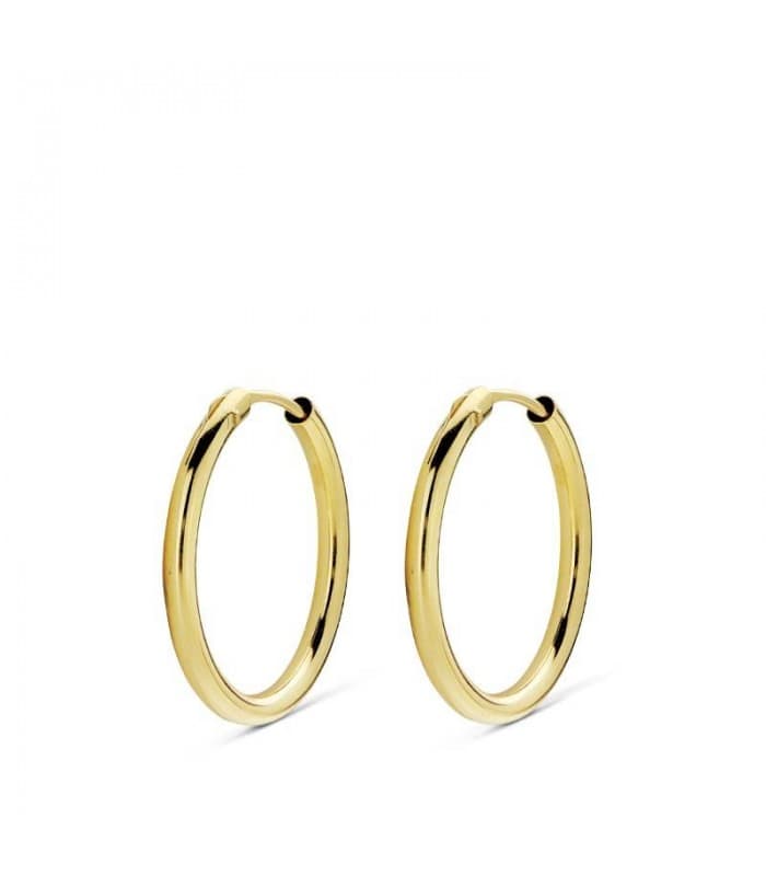 Pendientes aro de oro amarillo Melisa 16mm 18 Ktes