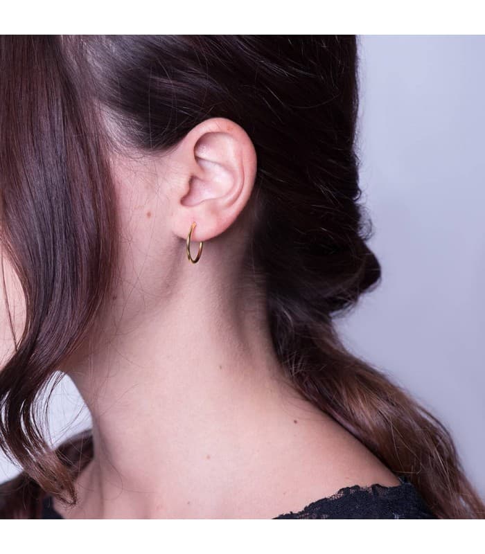 Créoles Morgana Or 18K 18mm