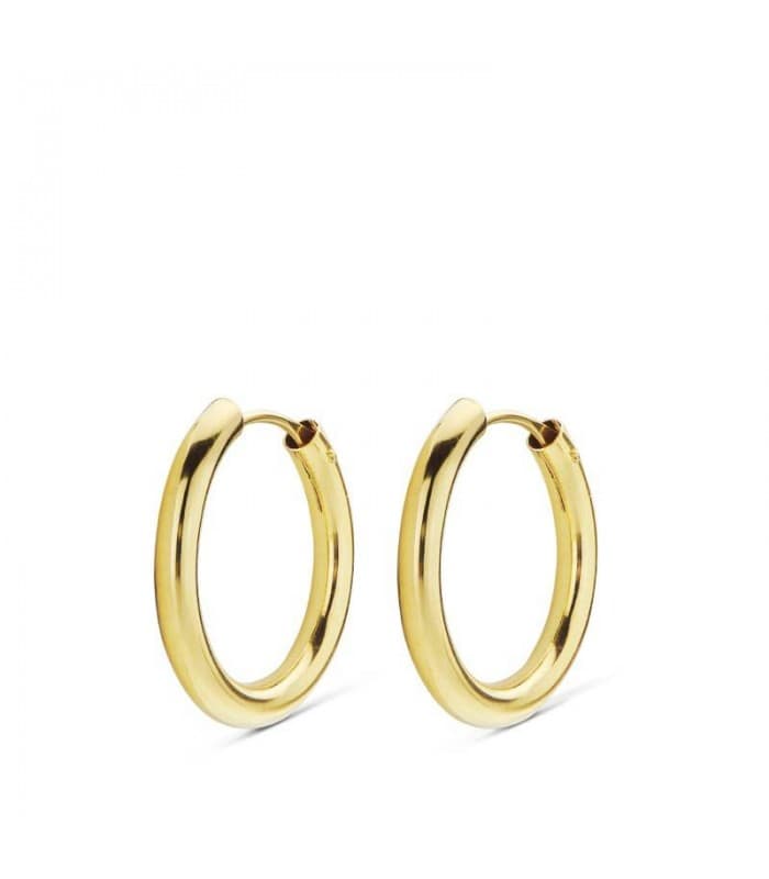 Pendientes aro de oro amarillo Melisa 16mm 18 Ktes